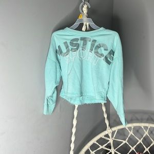 Justin sports cropped sweatshirt